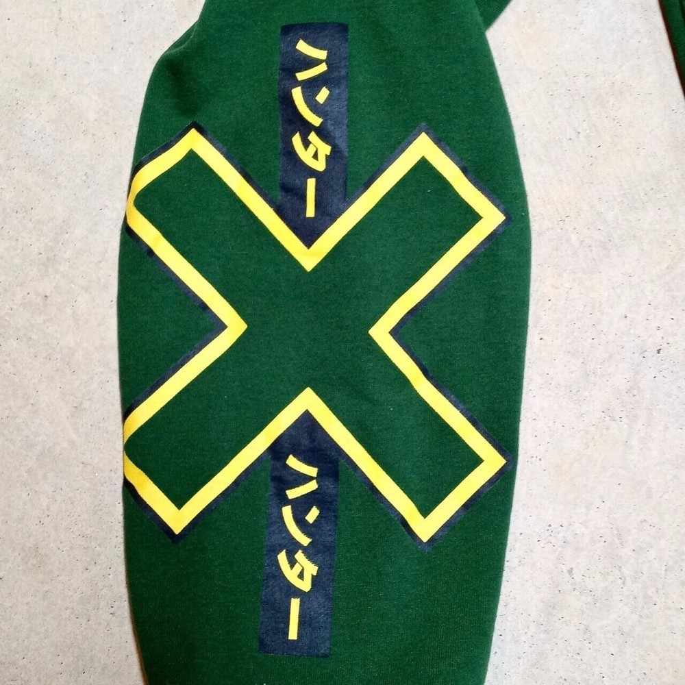 HUNTER X HUNTER Hot Topic Manga Anime Green Jogger Sweatpants - Size Medium - Picture 3 of 6